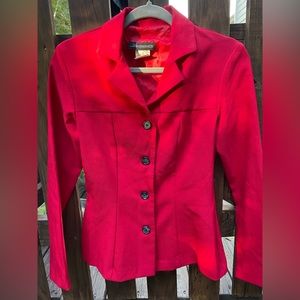 Vintage Red Blazer